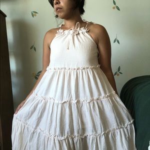 Charlie Holiday Prairie Gingham Maxi Dress